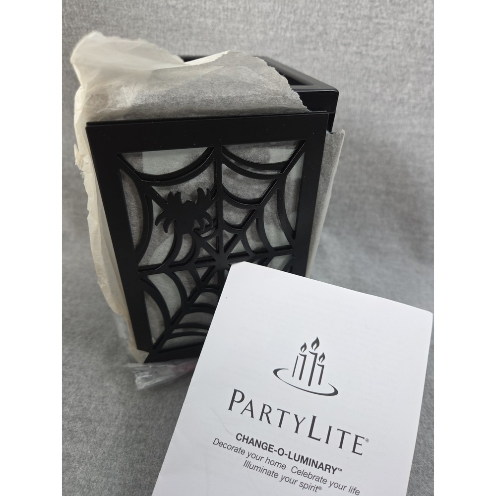 PartyLite Candle Change O Luminary With Magnetic Plates P8977 Holiday Celebrate